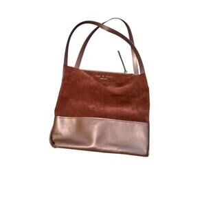 rag & bone Brown Suede and Leather Shoulder Bag